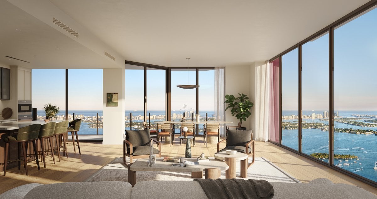 June 2025 | Villa Miami Finishes Concrete Pour on Iconic Edgewater Waterfront Tower