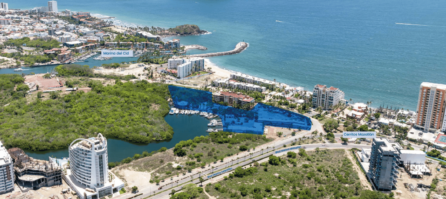 Marina Living, One Block from the Ocean in Mazatlan