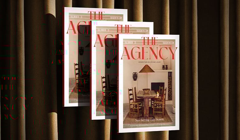 Now Serving Cozy Season: The Agency Magazine’s Fall/Winter Issue Has Arrived