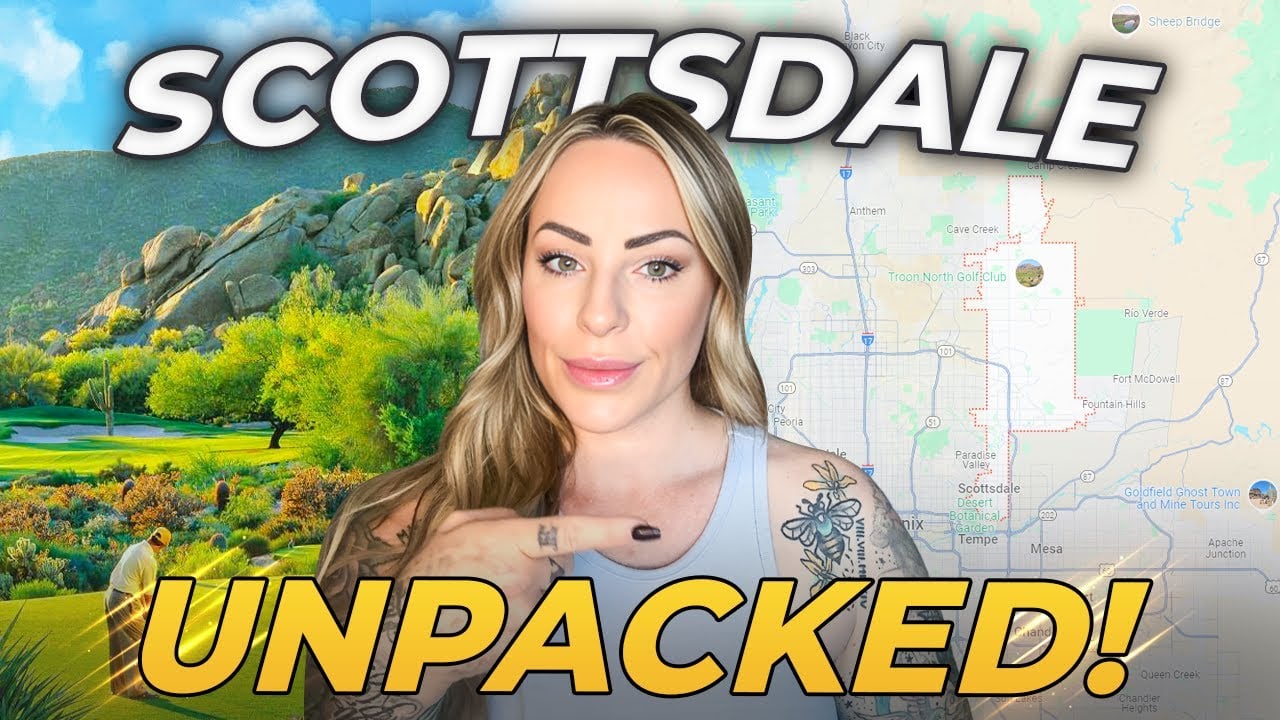 Where To LIVE In Scottsdale Arizona?: ULTIMATE Scottsdale Arizona Map Tour | Living In Scottsdale AZ