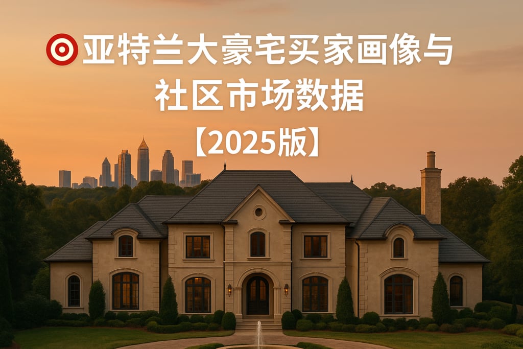 🎯 亚特兰大豪宅买家画像与社区市场数据全解析【2025版】