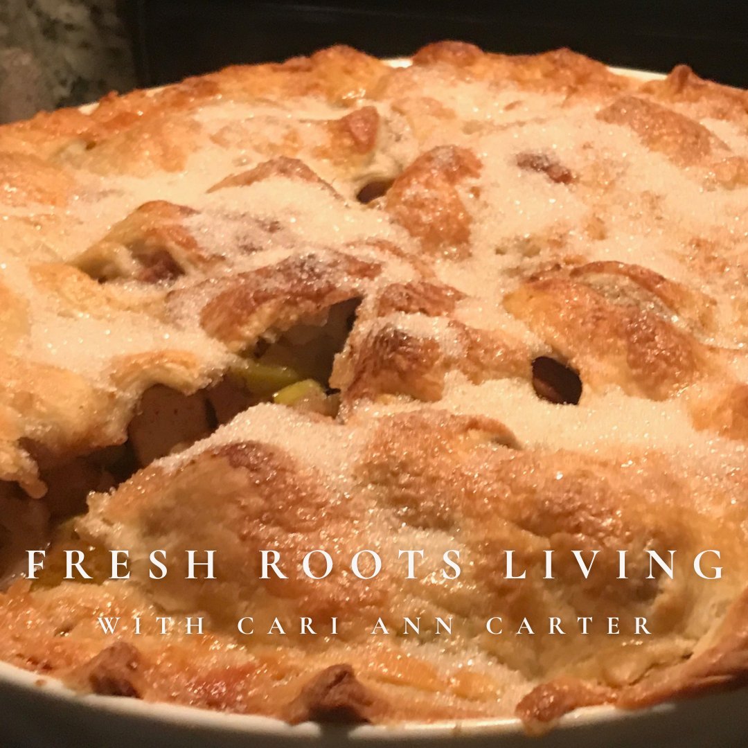 A Fresh Roots Living Apple Pie