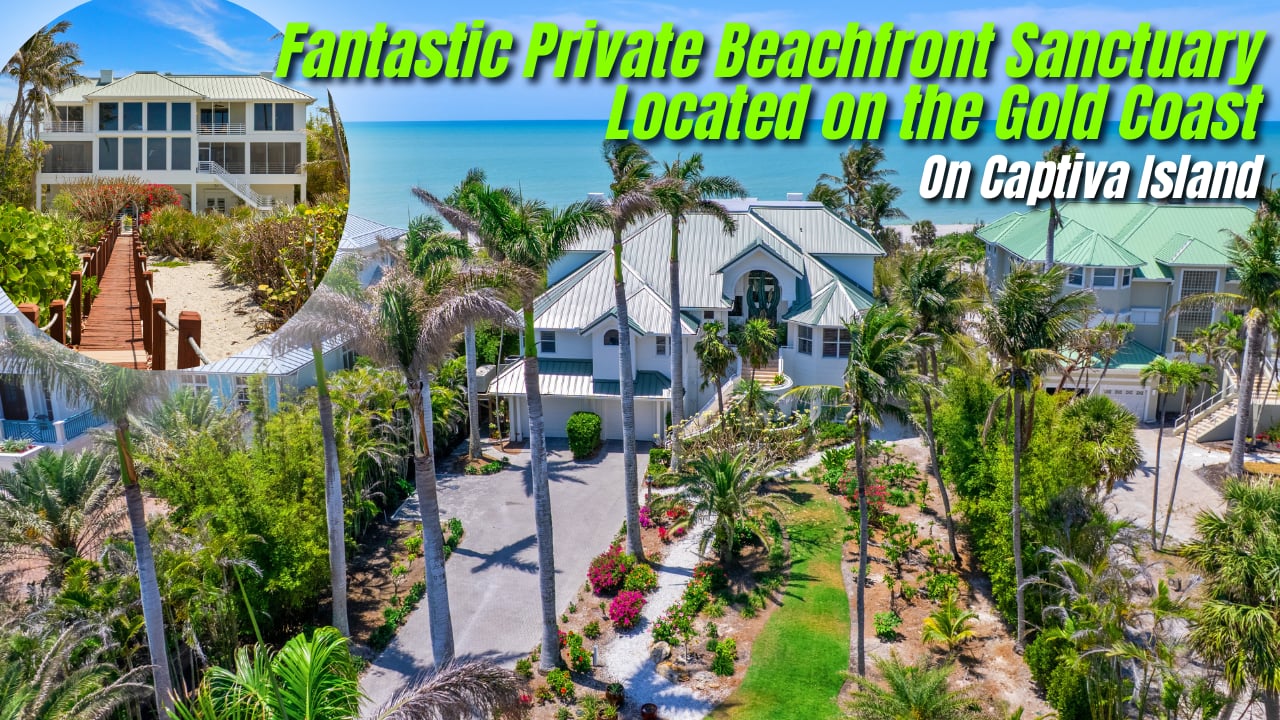 Captiva Island Beachfront Estate | Gulf Views, Resort-Style Pool & Private Boardwalk 🌴🏖️