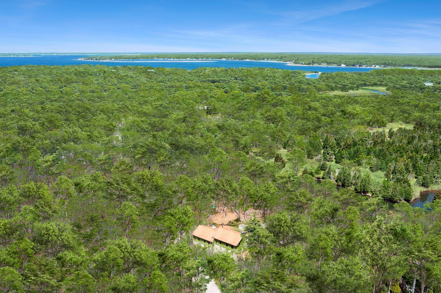 A Modern Craftsman Masterpiece in Sag Harbor's Exclusive North Haven Point