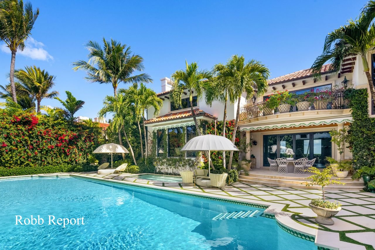 This $80 Million Palm Beach Mansion Has a Private Tunnel to the Beach