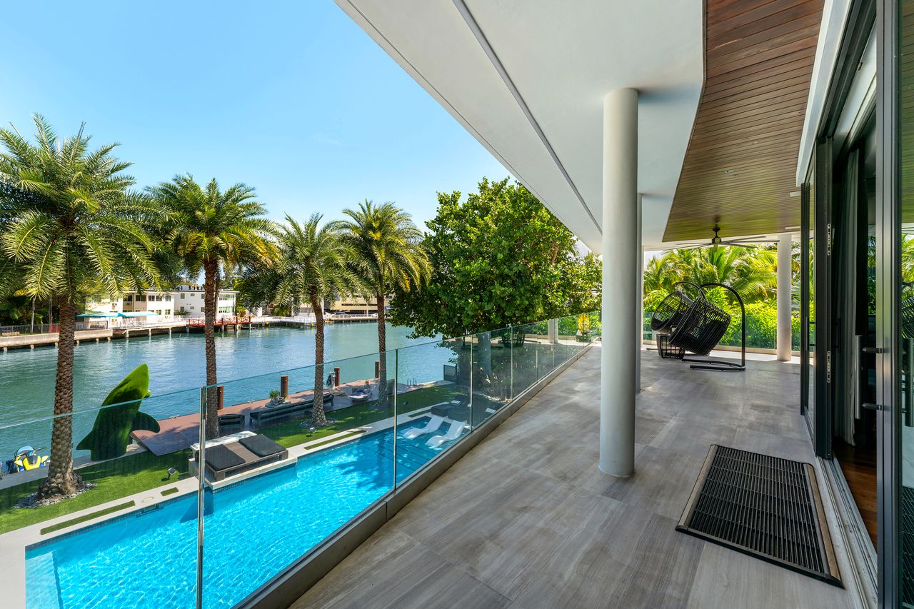Striking Modern Tri-Level Waterfront Estate