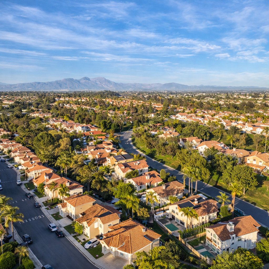 Recreation center, tennis courts, and community pool at Rancho Niguel master-planned community, Laguna Niguel