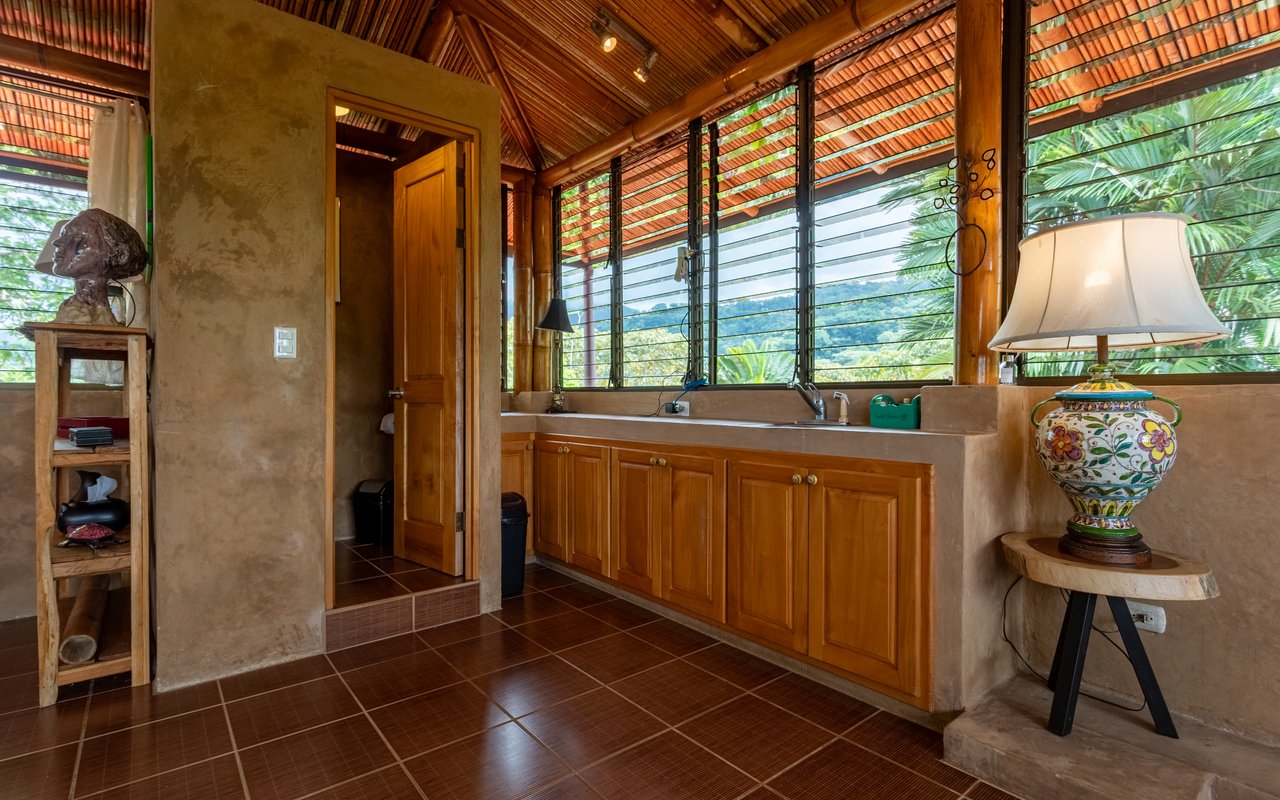 Tropical Getaway with Two Villas and Lush Gardens Near the Heart of Uvita