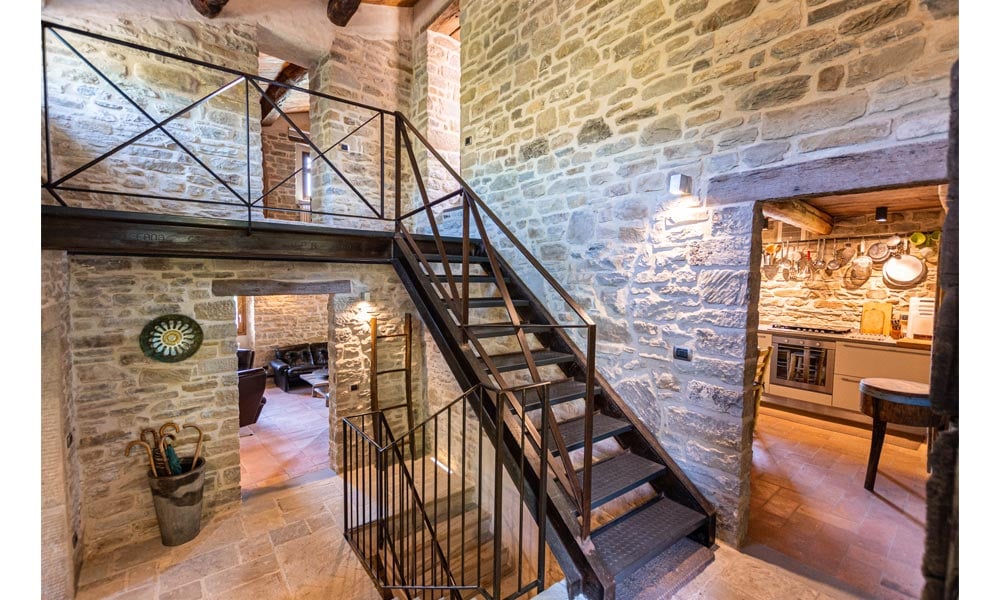 Stone Farmhouse Immersed In Nature