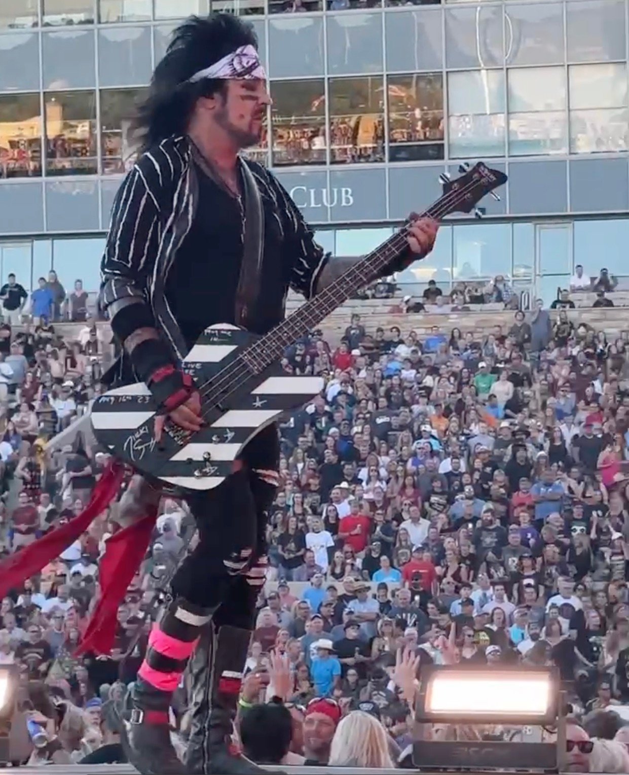 Collector's Corner: Nikki Sixx of Motley Crue — Stage-Used & Signed Bass Guitar - Wyatt Poindexter - The Agency