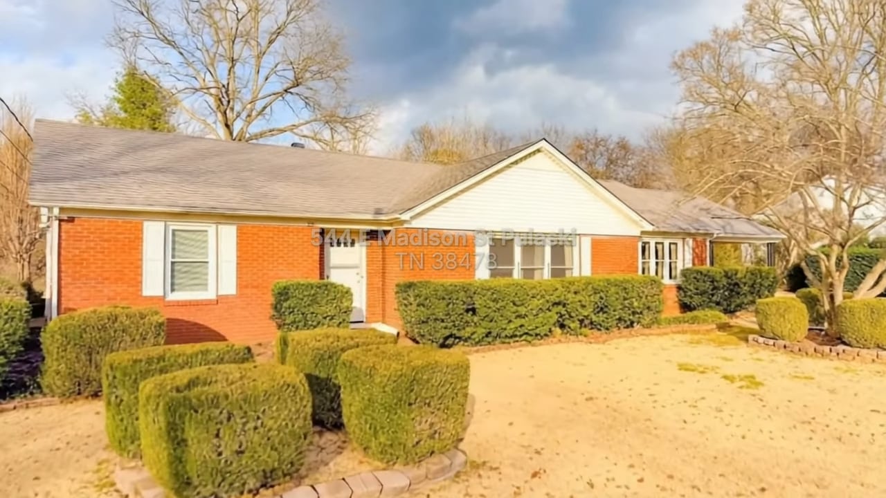  $334,000 Brick Home Near Downtown Pulaski