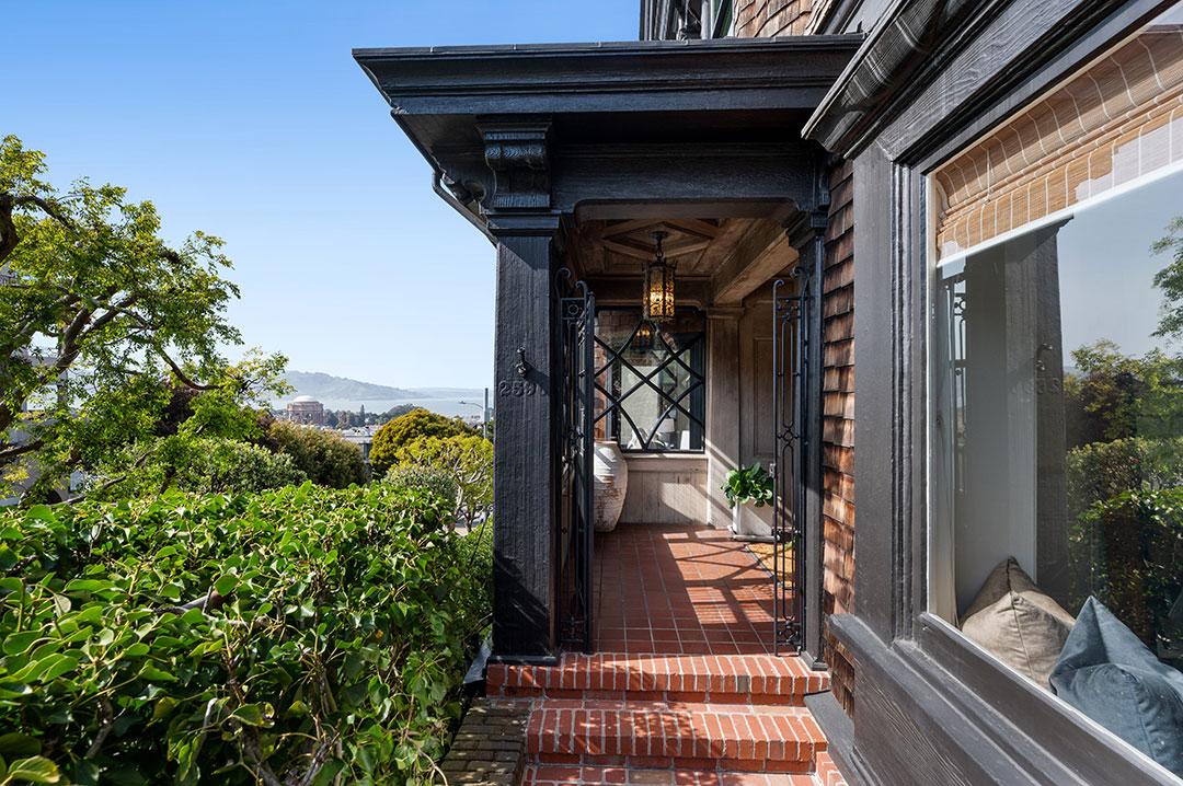 Cow Hollow San Francisco home exterior entrance luxury real estate neighborhood Monica Pauli Compass