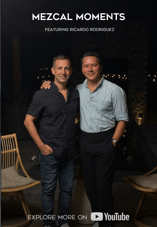 Ricardo joins David Hollander as the first guest on Mezcal Moments