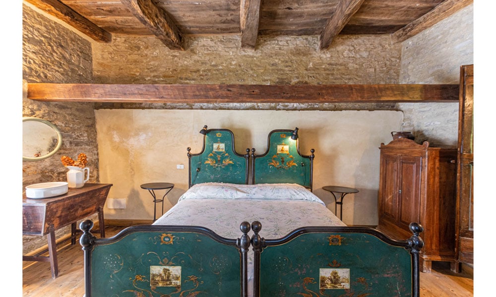 Stone Farmhouse Immersed In Nature