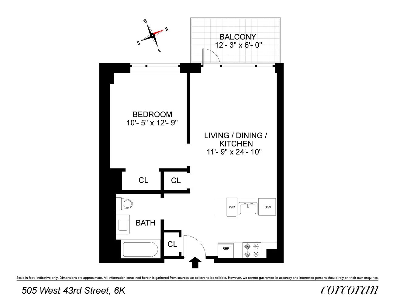 505-513 West 43rd Street 6K