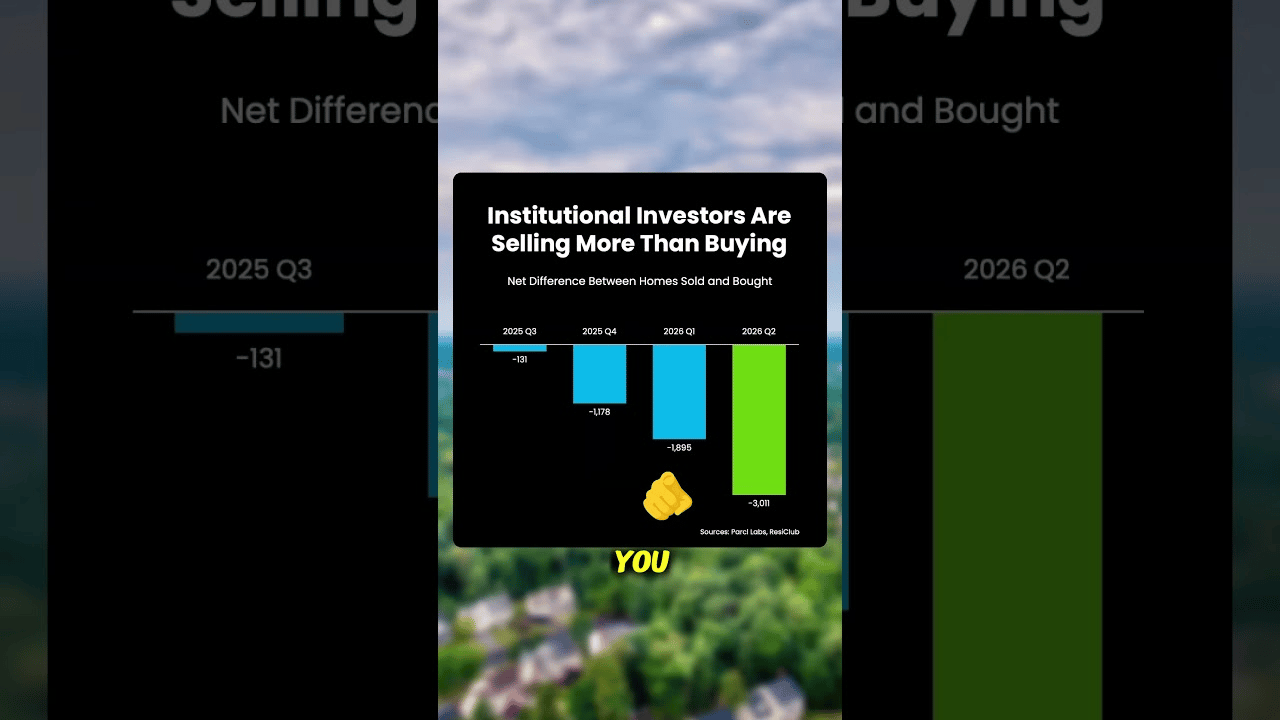 Big Investors Are Selling. Here's Why That's Great for You.
