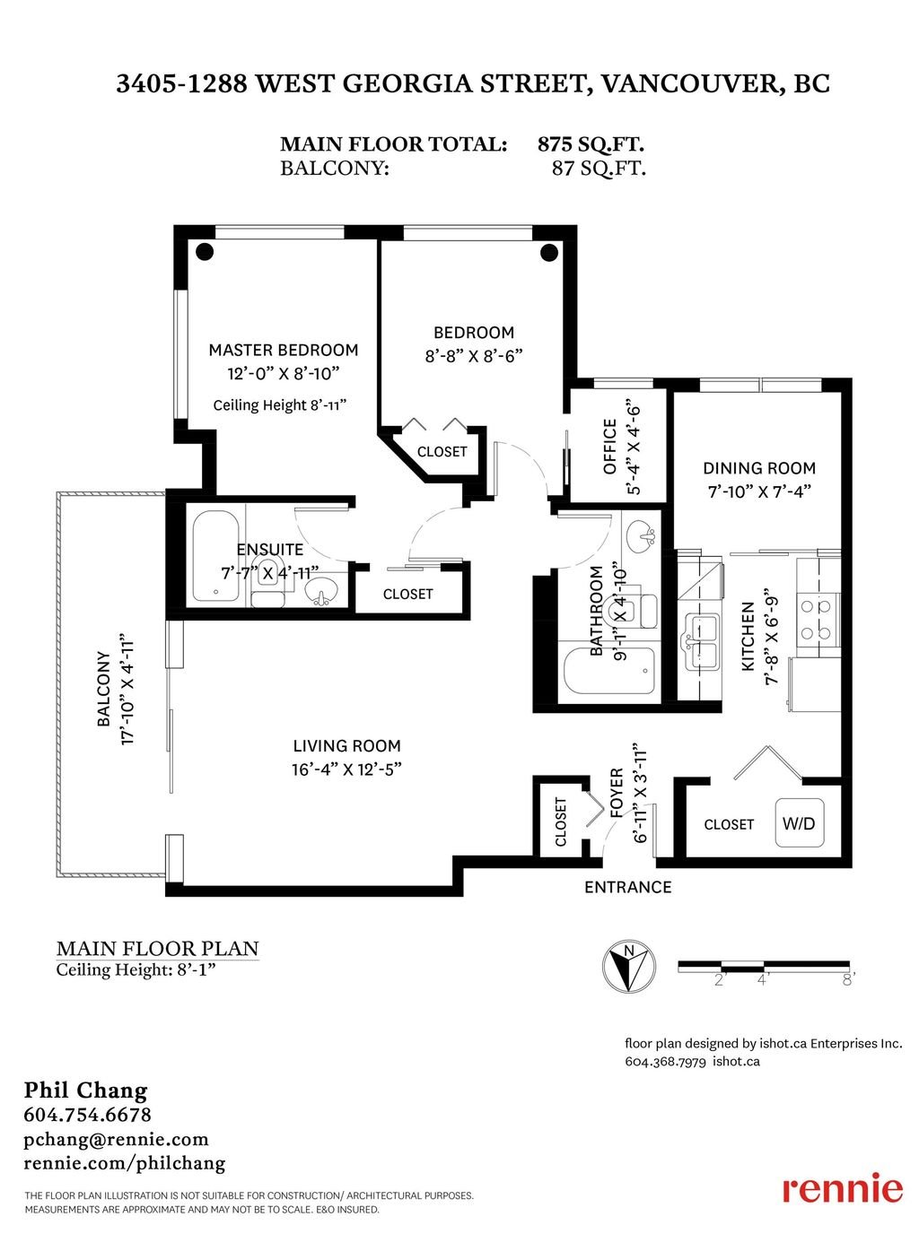 1288 W Georgia St, #3405
