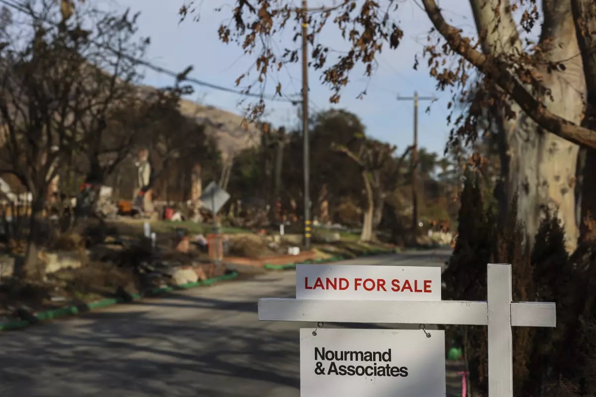 In Altadena And Pacific Palisades, Burned Lots Are Hitting The Market