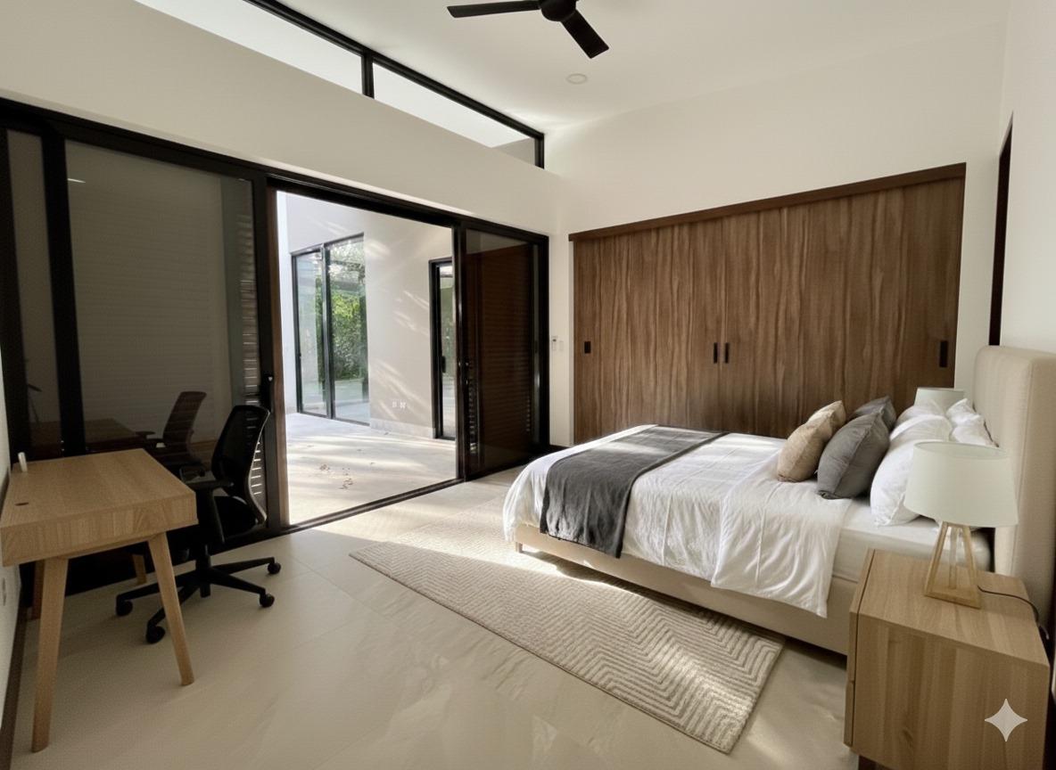 Conceptual interior design image created with AI