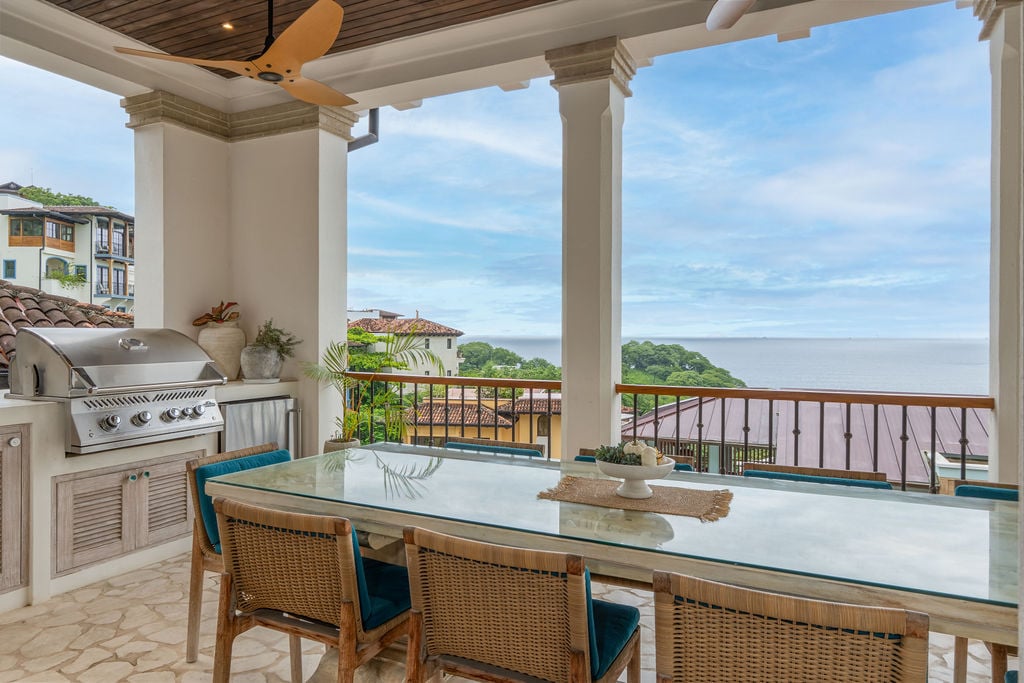 Villa Santorini | Four-level Oceanview Estate Nestled in the Hillside of Las Catalinas—Costa Rica’s Premier Car-free Beach Town.