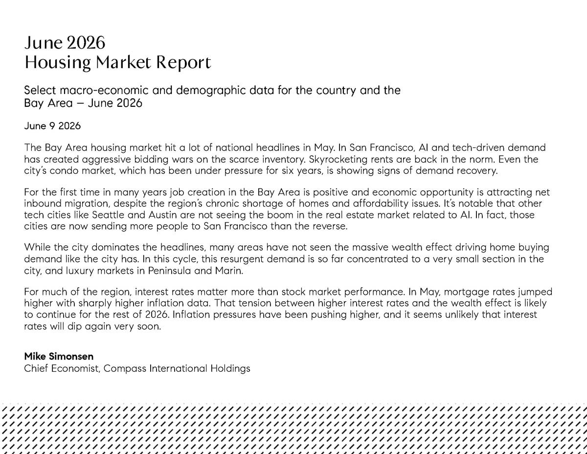 June 2026 San Francisco House & Condo Markets Market Outlook