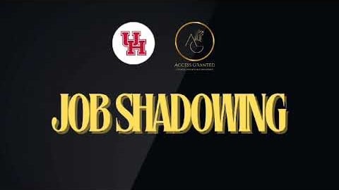 University of Houston Athletes Job Shadowing with #AccessGranted