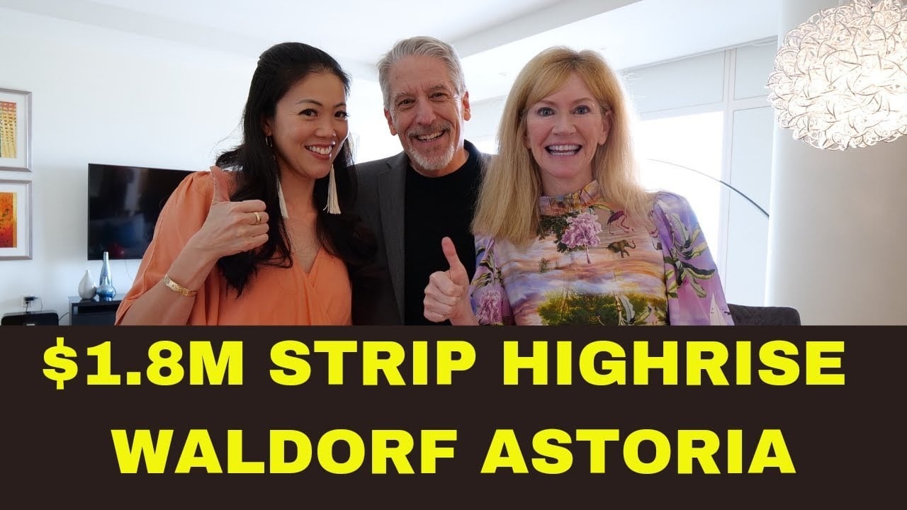 Inside a $1.8M Strip High-Rise Condominium l Waldorf Astoria Residency
