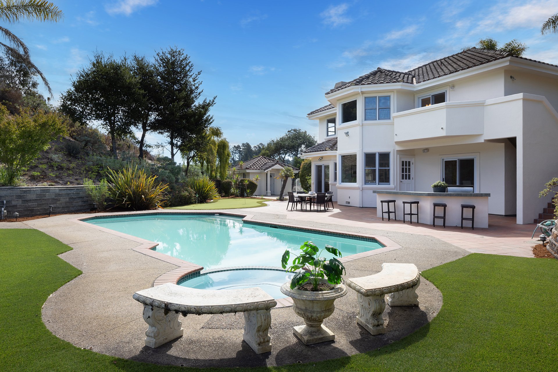 Private Aptos Estate with Vineyard Views