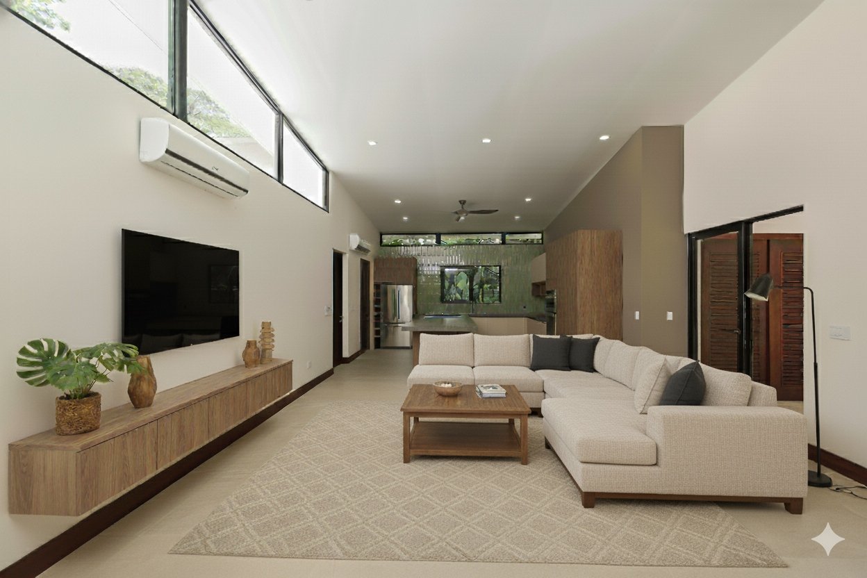 Conceptual interior design image created with AI