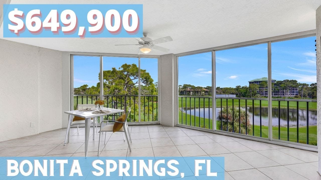 Panoramic Golf Course and Lake Views | Bonita Springs Condominium for Sale in Bonita Bay!