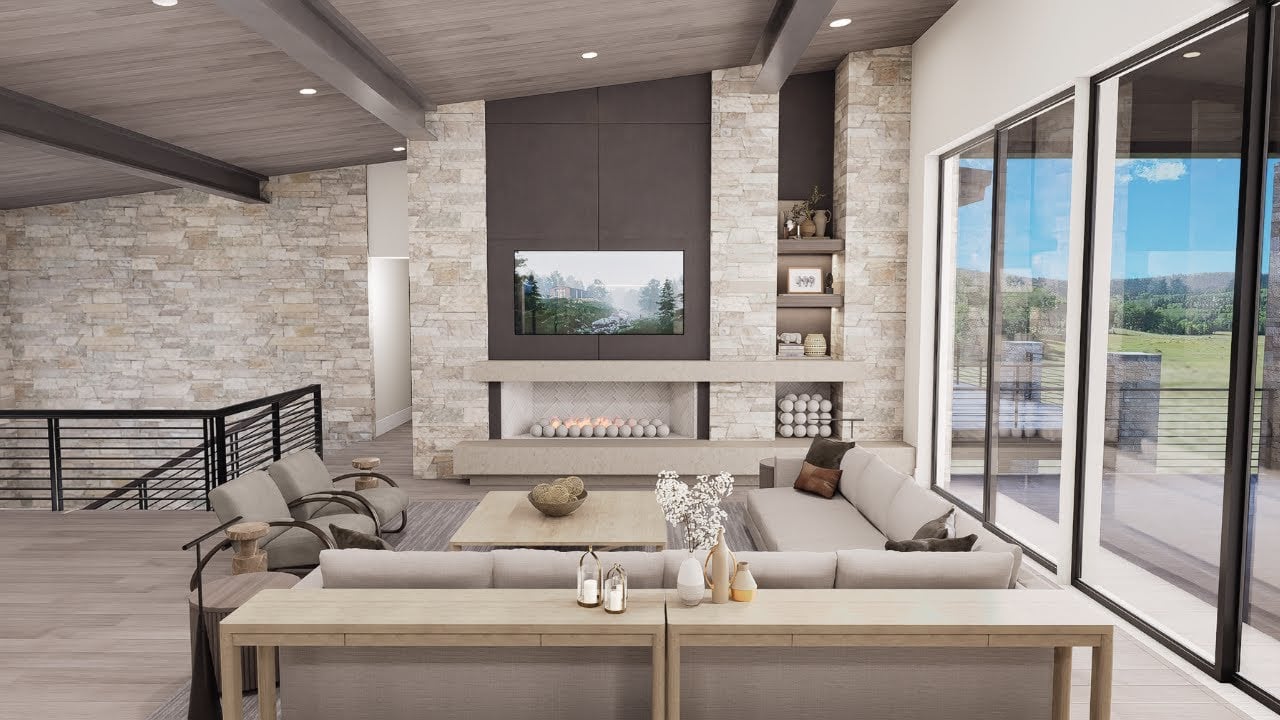 258 White Pine Canyon Road (Interior Main Floor Rendering Video)