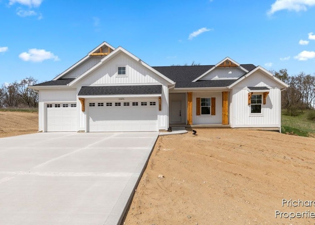 Modern Farmhouse New Build in Alto, MI | 12491 Agate Ct SE | Buffum Homes