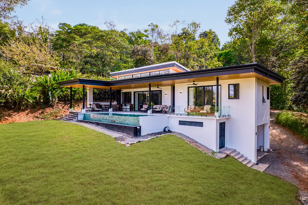 New Ocean View Luxury Home Bordering Forest Reserve