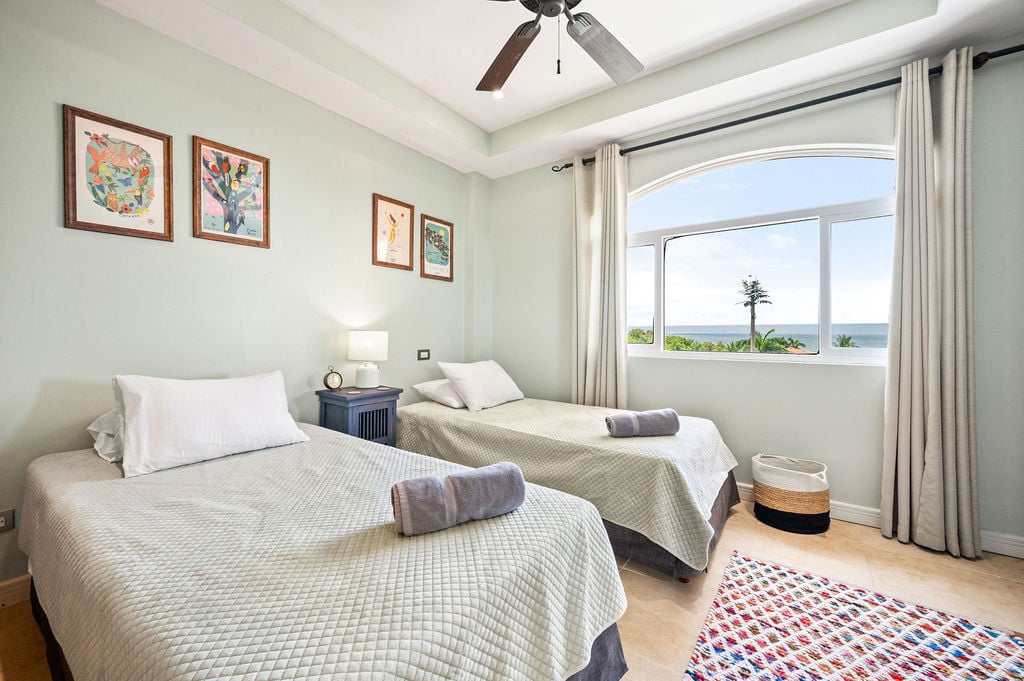 Naxos #19 | Ocean View 2-Bedroom Condo Steps from the Beach in Playa Langosta