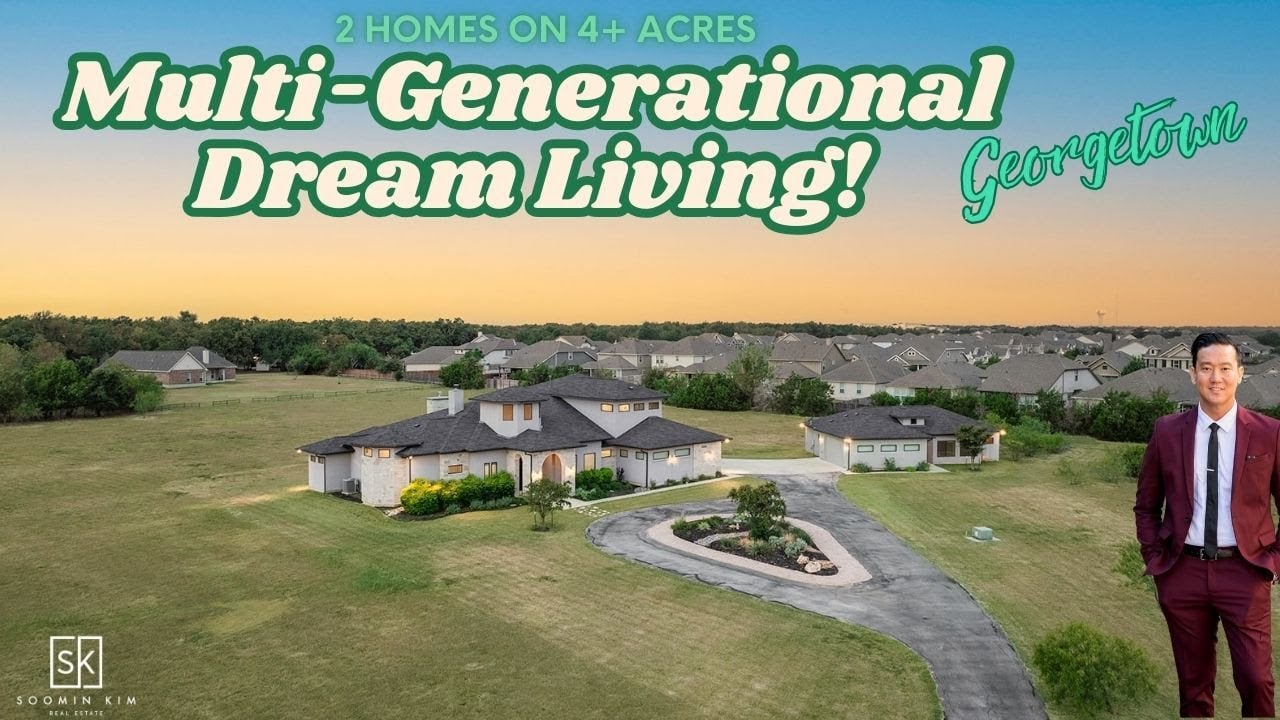 A Dream Family Compound in Georgetown TX | Multi-Generational Living For Sale