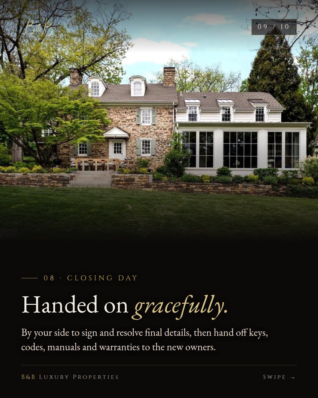 Not Listed. Introduced. The B&B Seller Journey, From First Conversation to Closing Day