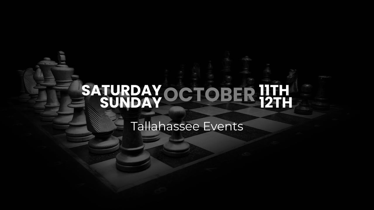 Saturday October 11th & Sunday October 12th Events in Tallahassee