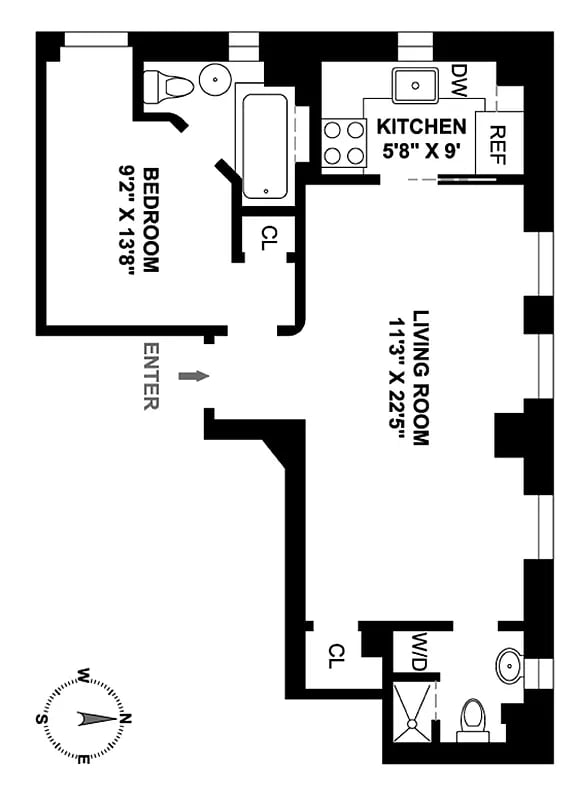 41 Central Park West Ste 5D