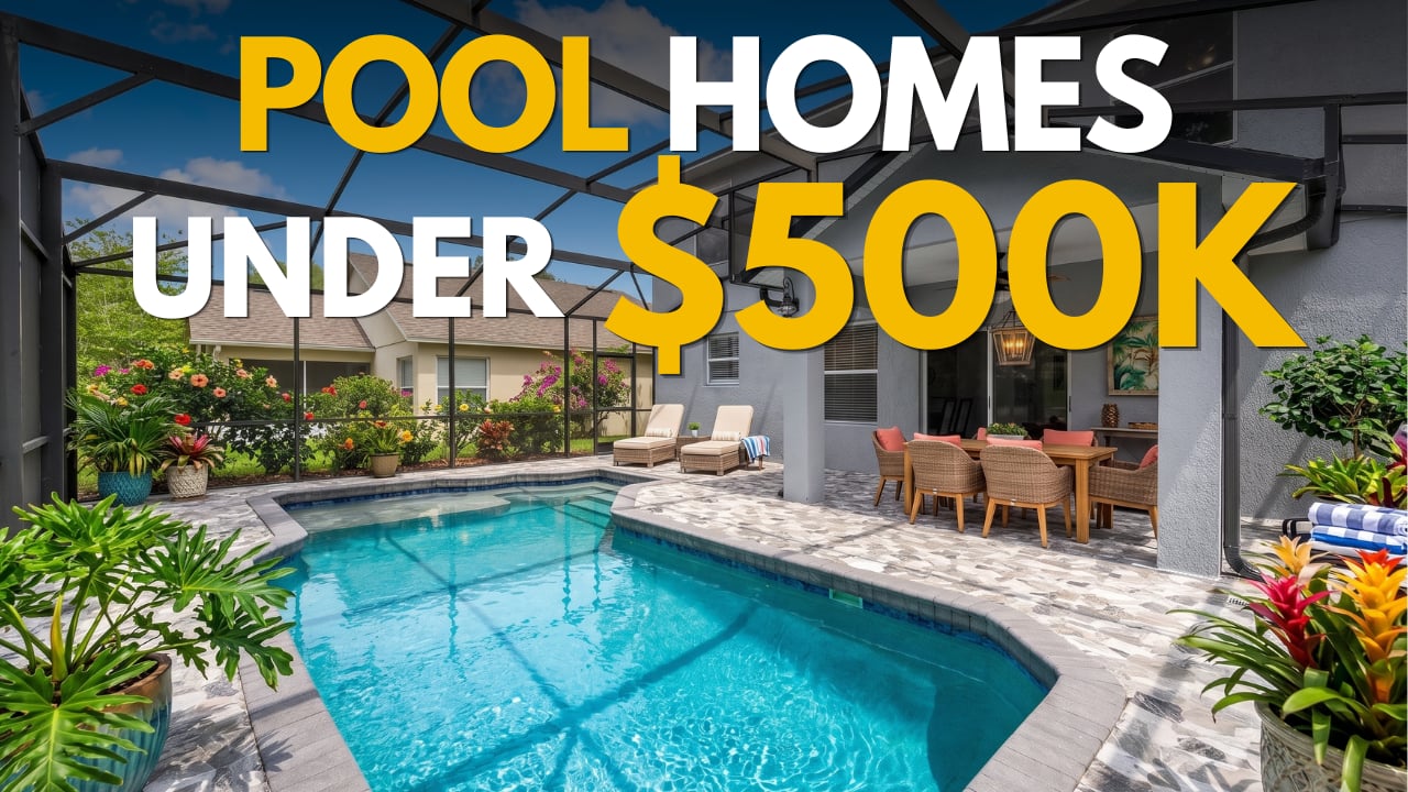 Inside 3 Beautiful Florida Pool Homes Selling For Under $500,000!!