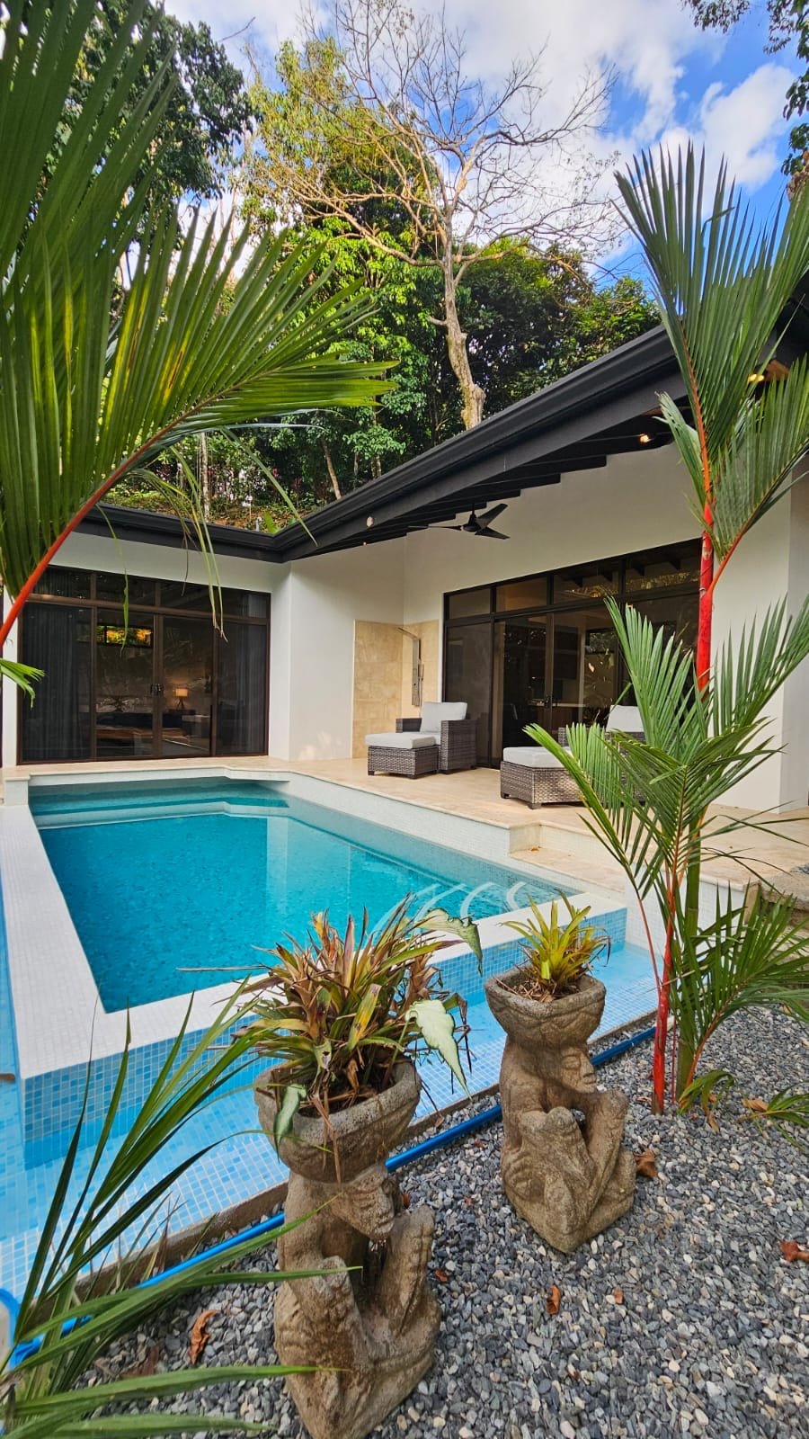 Jungle Privacy with Oceanview Plantel in Uvita – 1.6 Acres with New Home & Pool