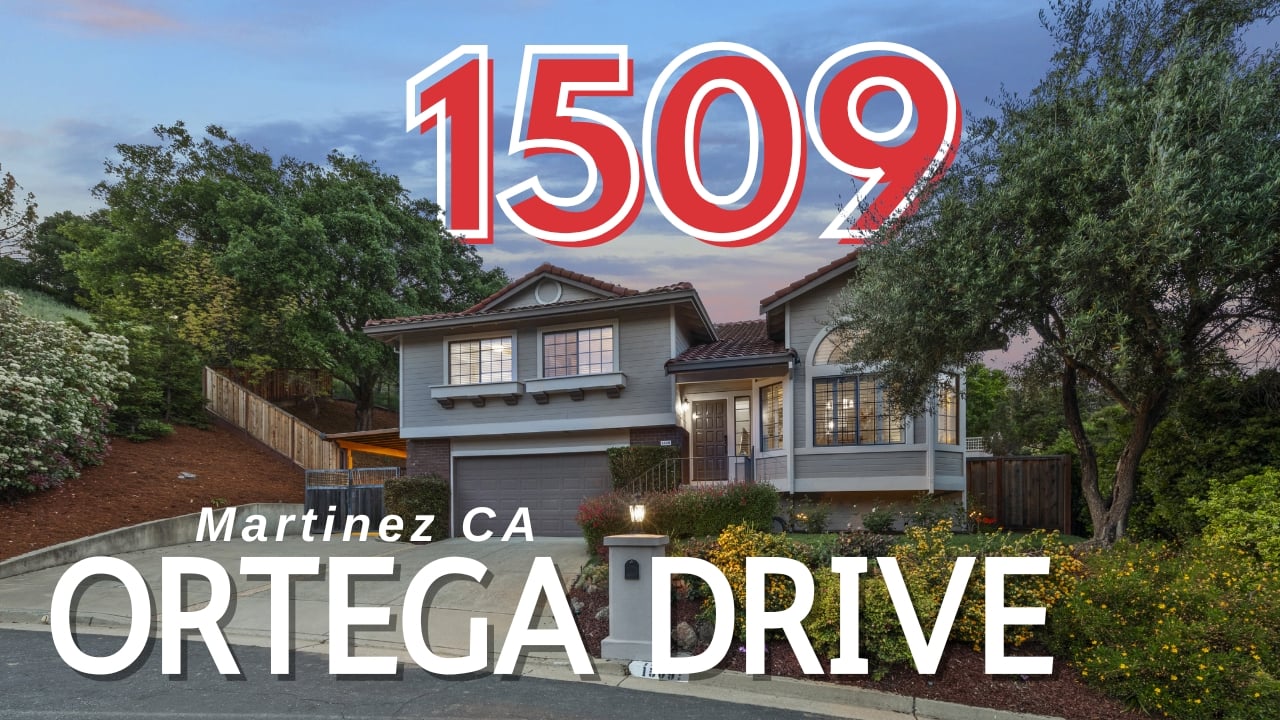 Inside This Stylish Hillside Home in Martinez CA | Located Near Top Schools & Scenic Parks