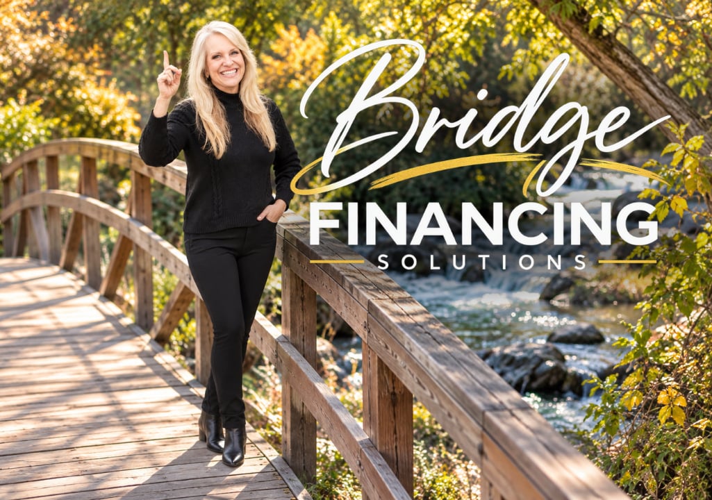Sharla Ellis standing on a bridge for a blog about bridge financing solutions and ways to buy a new home before selling your current home.