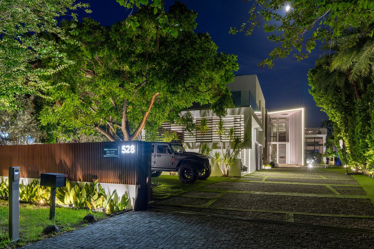 Striking Modern Tri-Level Waterfront Estate