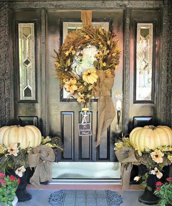 Fall Door Decor Inspiration