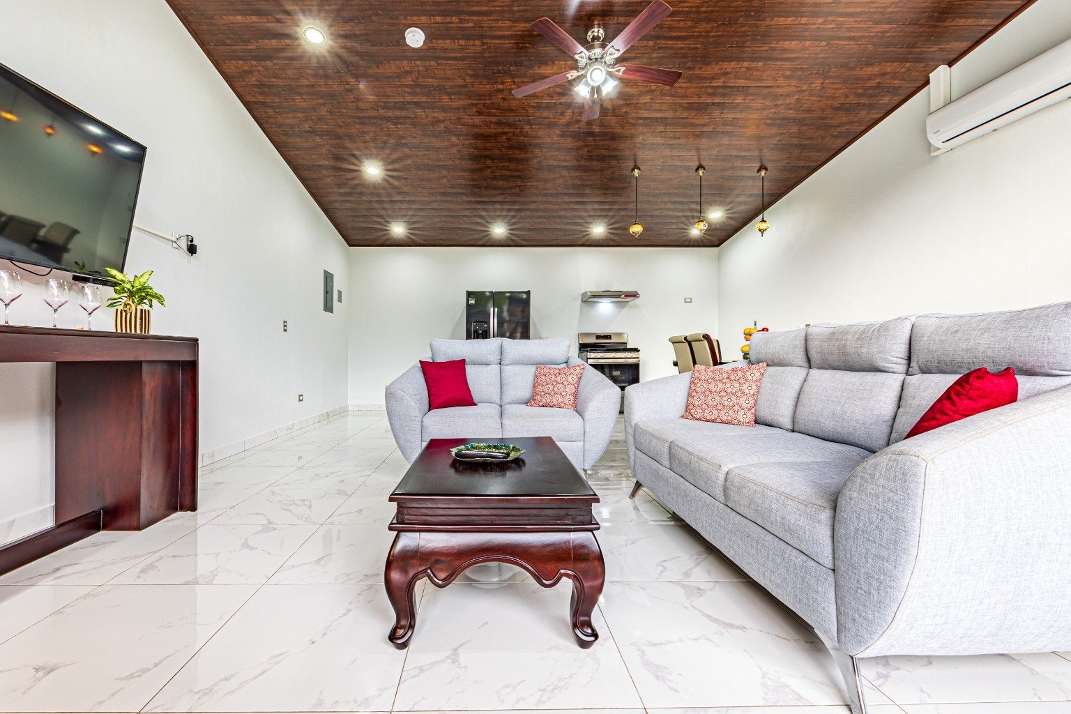 Incredible turnkey investment opportunity, 3 Rental villas, and a 2 Bedroom Home with a large pool.