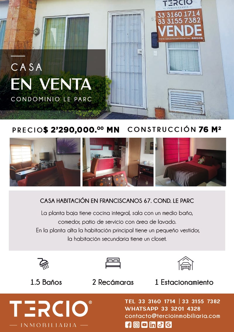 Casa en Venta en Condominio Le Parc $2'290,000.00 MN