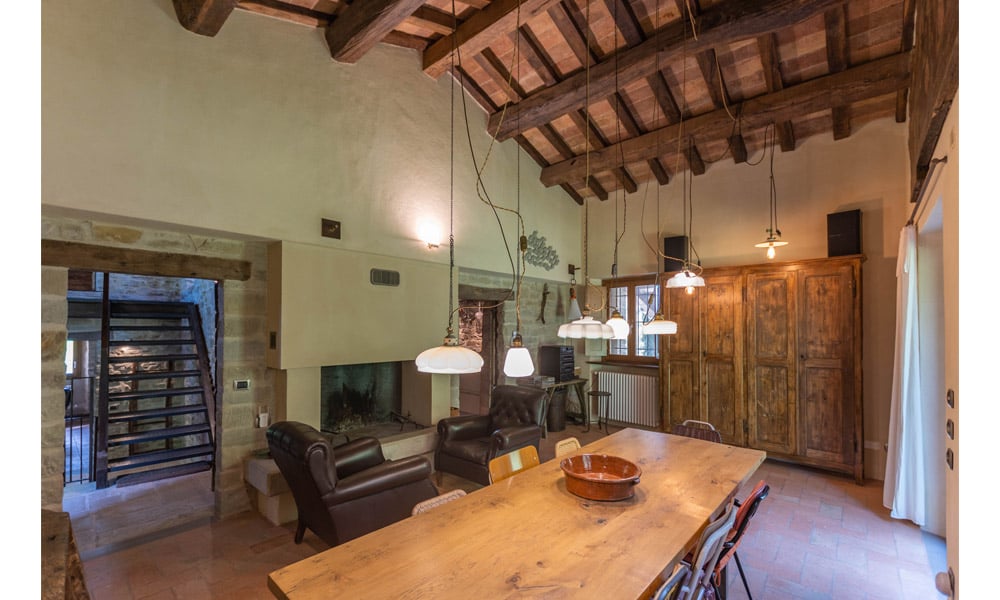 Stone Farmhouse Immersed In Nature