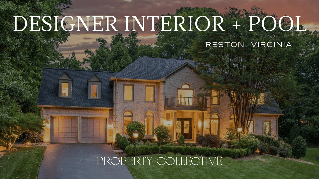 Reston Home Tour | Luxury colonial with designer interior + pool coming soon in Reston, Virginia