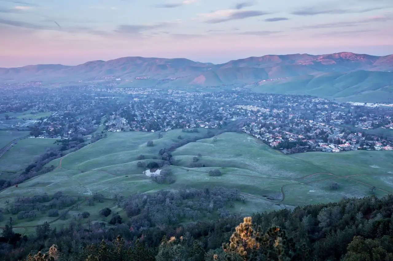 Sunset at Mt. Diablo State Park, Contra Costa County, California