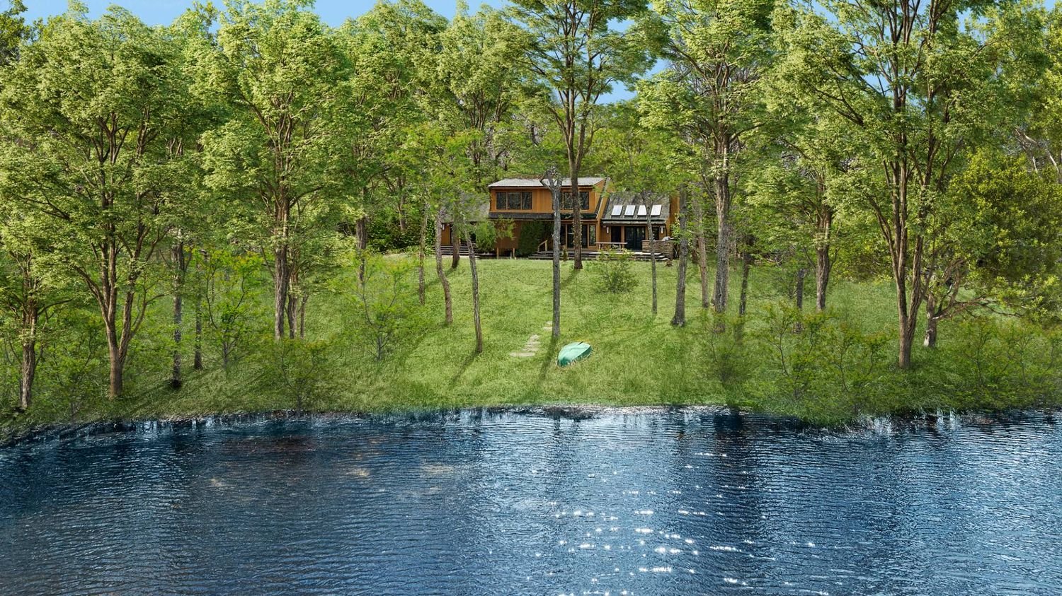 Twin Ponds: A Contemporary Waterfront Retreat